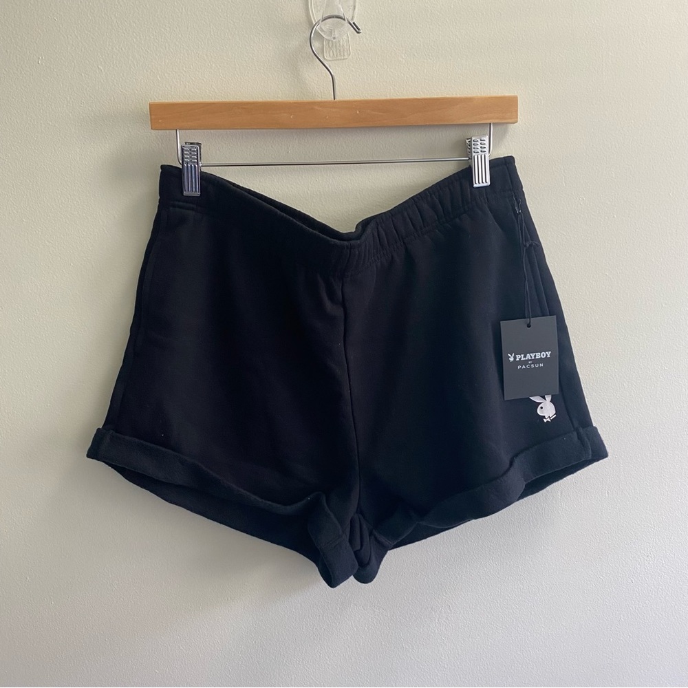 PLAYBOY FLEECE SHORTS NWT